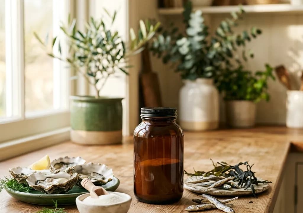 Collagène Santé Osseuse dans son décor — ingrédients naturels associés à la formule