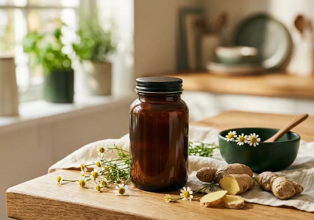 RefluxCalm dans son décor — ingrédients naturels associés à la formule