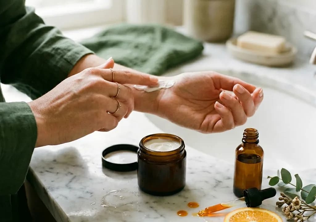 Rénov'Age en crème — application quotidienne sur la peau